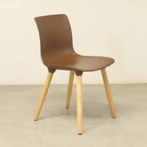 Allermuir Nut Brown Plastic Shell Chair - ABA030