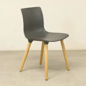 Allermuir Slate Grey Plastic Shell Chair - ABA031