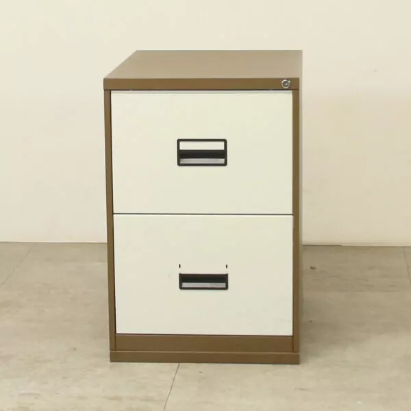 Brown & Cream 710h Filing Cabinet