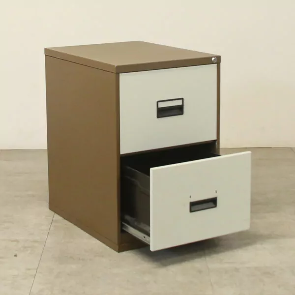 Brown & Cream 710h Filing Cabinet