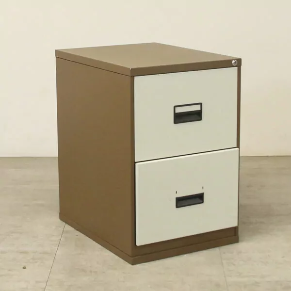 Brown & Cream 710h Filing Cabinet