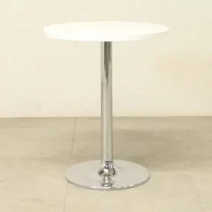 Gresham White 600mm diameter Table - LOC106