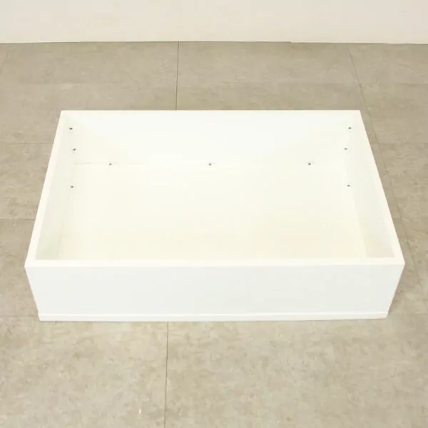 White Top Planter Box