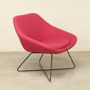 Allermuir Open A640 Pink Lounge Chair - ENV481