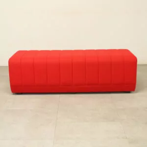 Allermuir Red Soft Bench Seating - MEP016