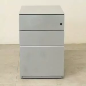 Grey Metal Mobile Pedestal - AYR006DS