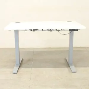 White 1200mm Height Adjustable Desk - ENV391