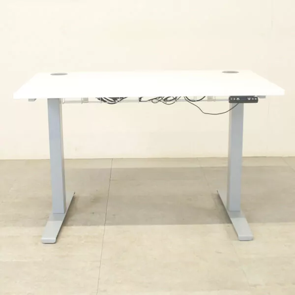 White 1200mm Height Adjustable Desk - ENV391