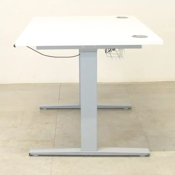 White 1200mm Height Adjustable Desk - ENV391