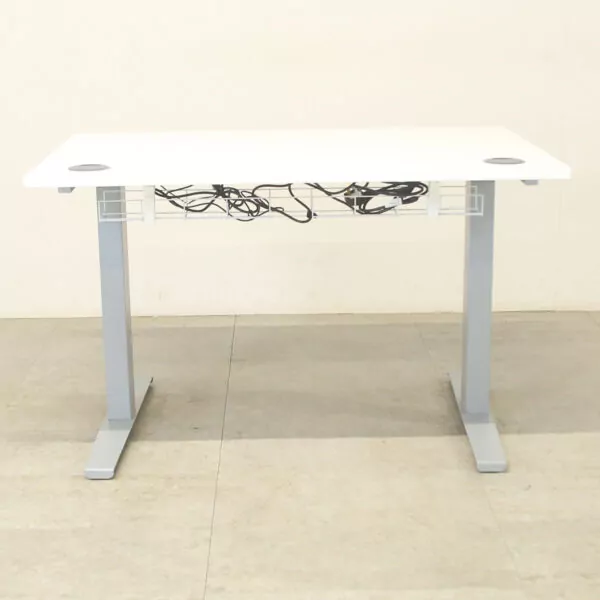White 1200mm Height Adjustable Desk - ENV391