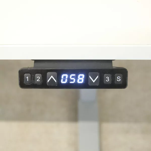 White 1200mm Height Adjustable Desk - ENV391