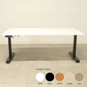 Flimba Height Adjustable Desk on Black Frame - ENV392
