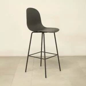 Allermuir Kin Black High Stool - LOC267DS