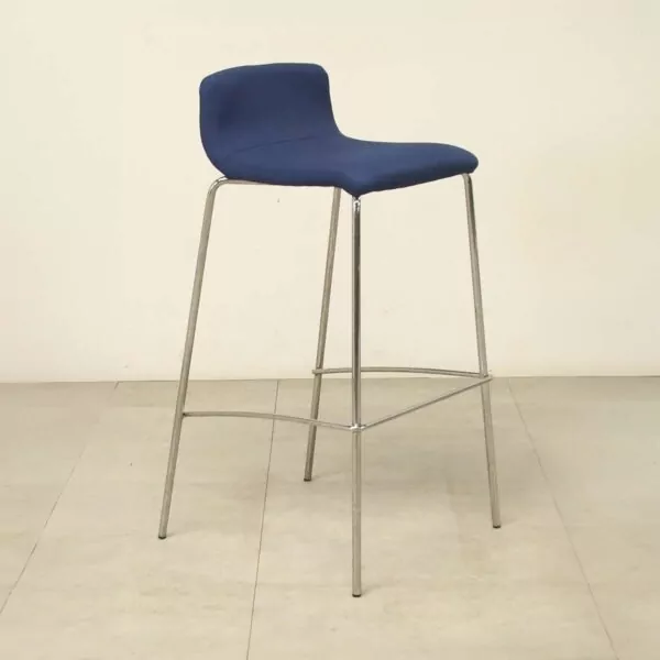 Elite Blue Stacking High Stool - BAU021