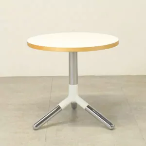 Materia White 600mm diameter Coffee Table