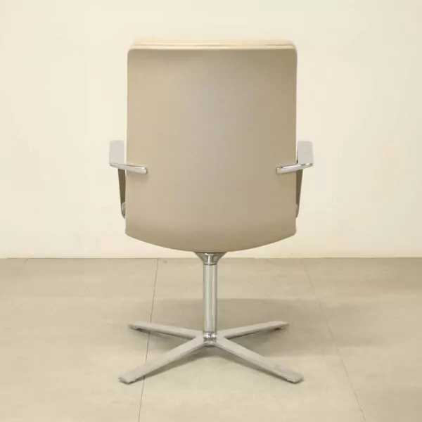 Orangebox  Calder HBS4 Beige Leather High Back Executive Chair - LOC319