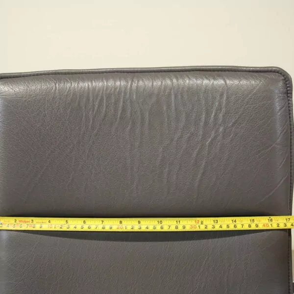 Brunner Fina Soft Grey Leather Meeting Chair - LOC253DS