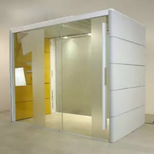 VBG015B - AIR-22 Half Square  2-4 Person Enclosed Meeting Room Pod