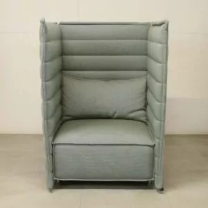 Vitra Alcove Highback Single Green Chair - LOC366