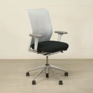 Vitra Grey & Black Operators Chair - LOC384